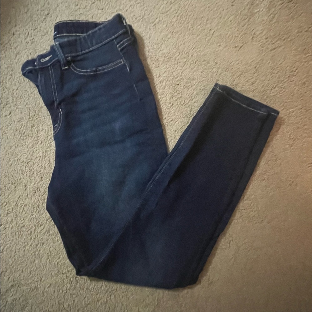Worn once. GAP high rise jeggings